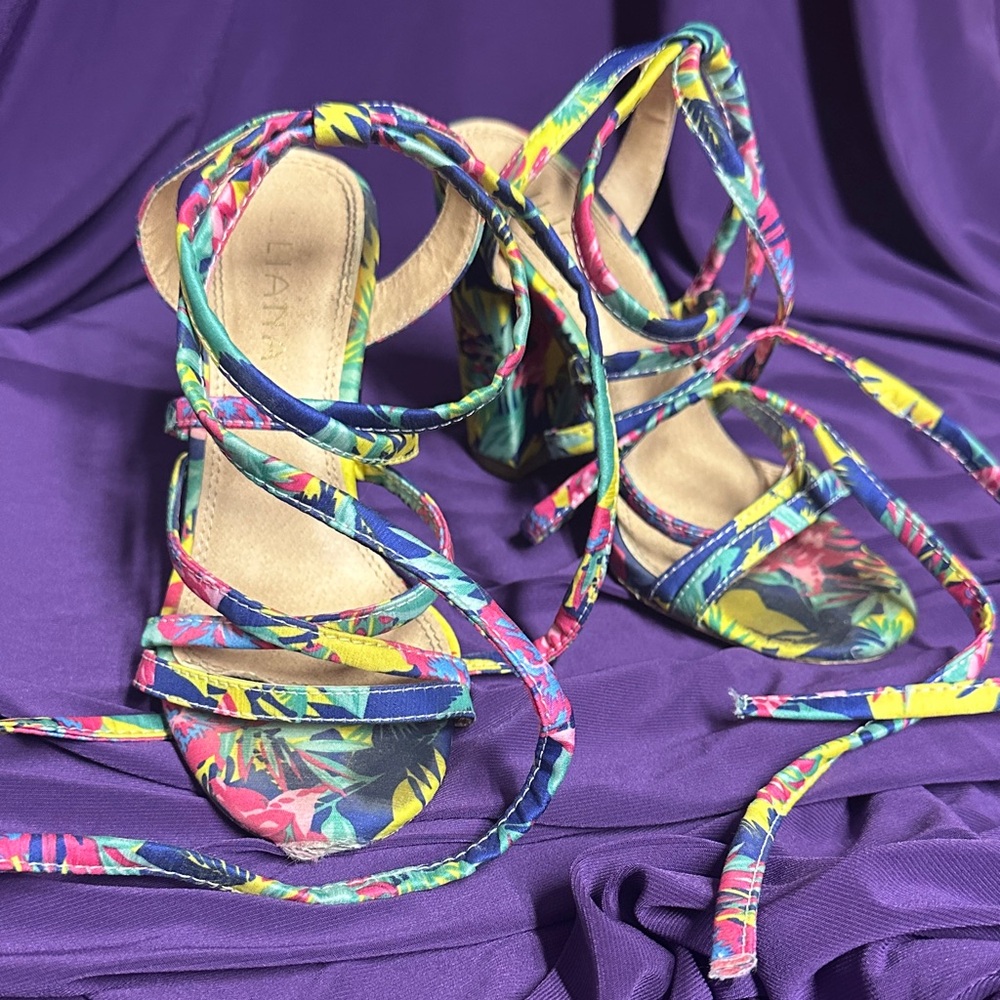 Tropical Strappy Women's Sandals